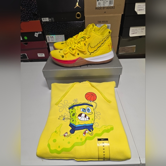 Nike X Kyrie X Spongebob Sneakers & Hoodie